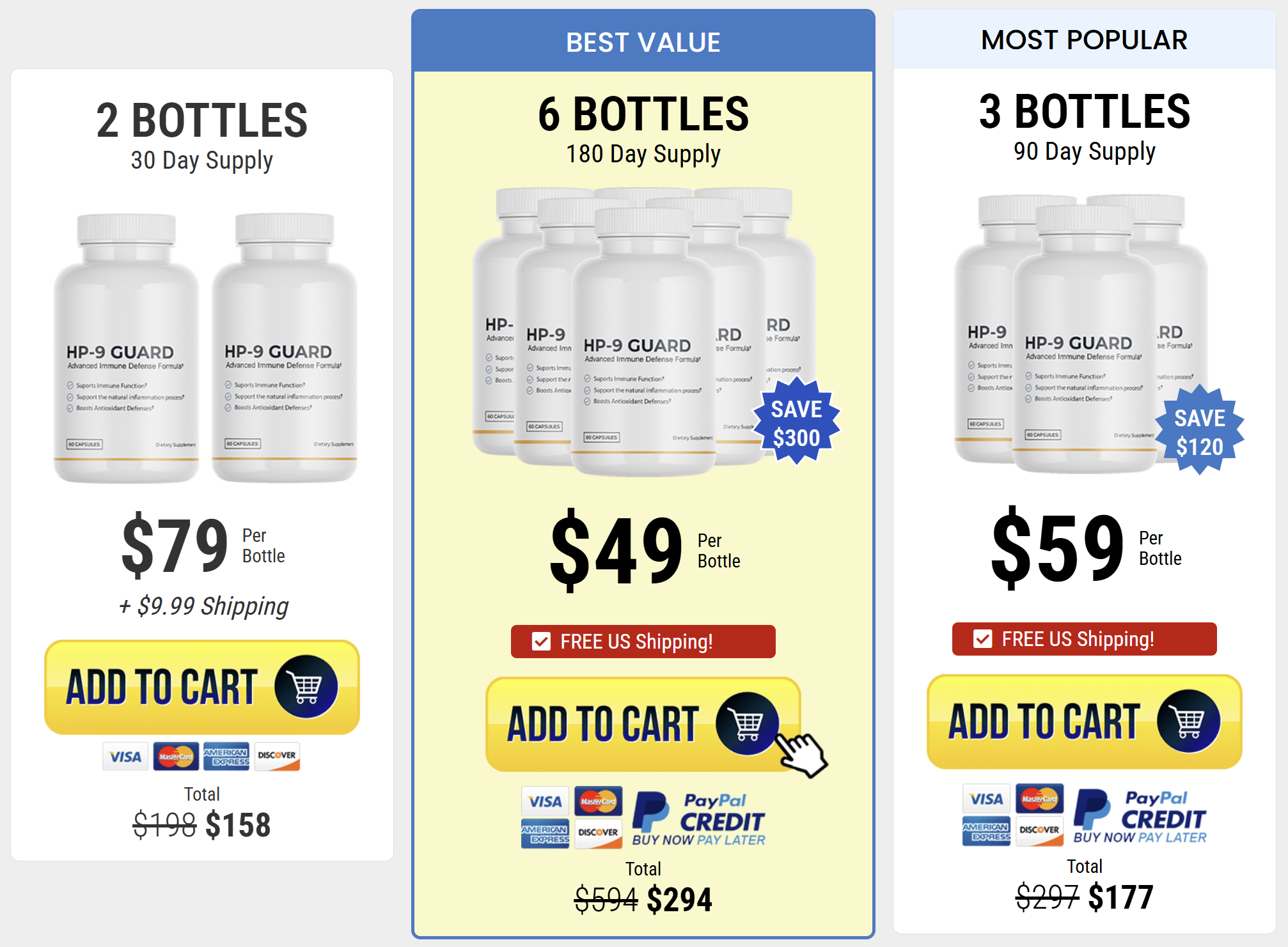 HP9 Guard price